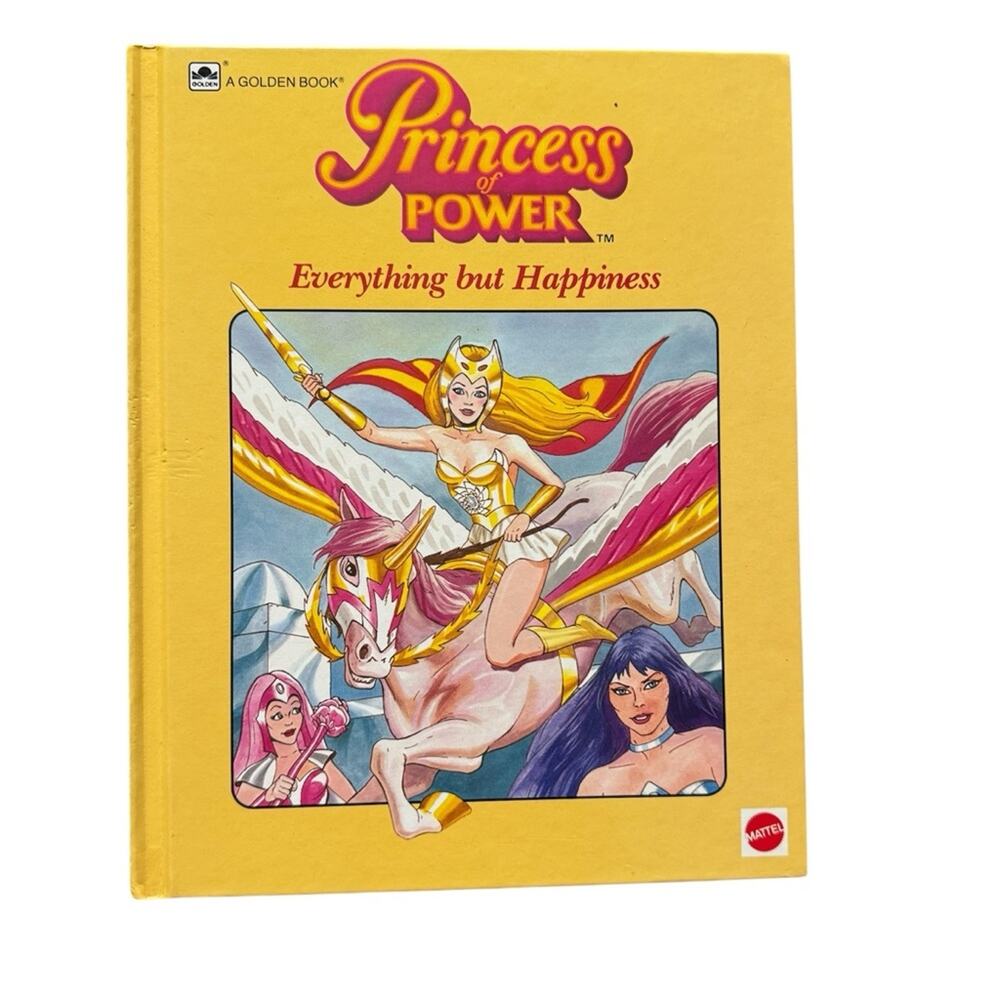 Vintage 1985 Princess of Power She-ra Hardcover Books. 1980s kids tv shows.